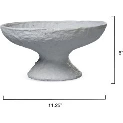 Garden Blue Pedestal Bowl 6 Garden Blue Pedestal Bowl -Furnitur Jamie Young 7gard pebl 2