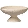 Garden Cream Pedestal Bowl
