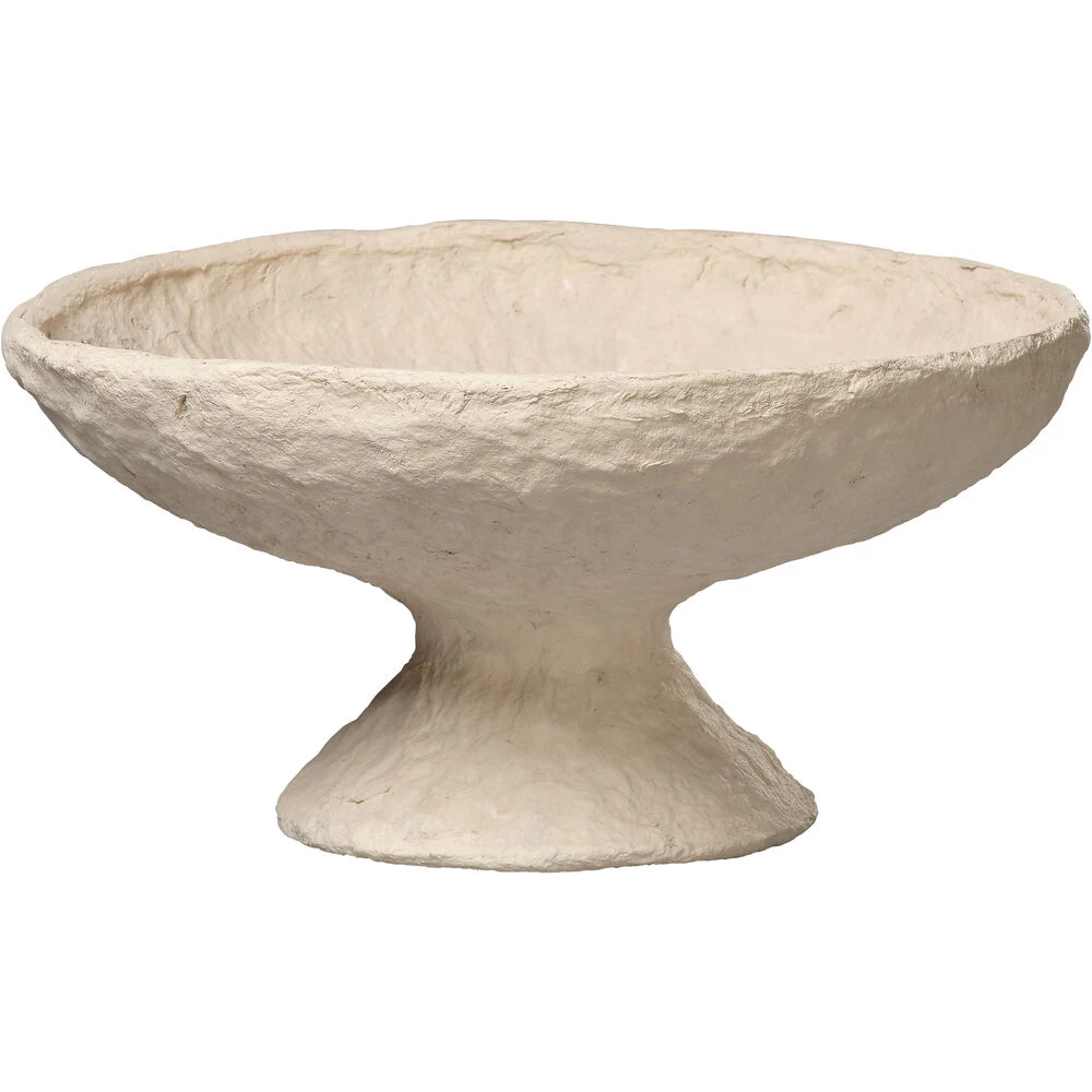 Garden Cream Pedestal Bowl 1 Garden Cream Pedestal Bowl