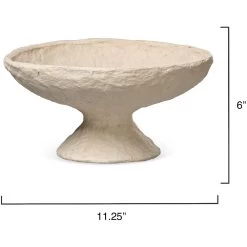 Garden Cream Pedestal Bowl 7 Garden Cream Pedestal Bowl -Furnitur Jamie Young 7gard pecr 2