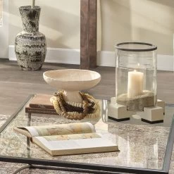 Garden Cream Pedestal Bowl 9 Garden Cream Pedestal Bowl -Furnitur Jamie Young 7gard pecr 4