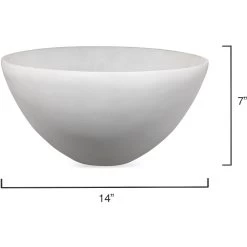 Georgina 14 X 7 Inch Bowl -Furnitur Jamie Young 7geor lgal 5