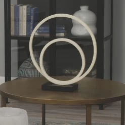 Helix Double Ring 17 X 16 Inch Sculpture -Furnitur Jamie Young 7heli nabo 2
