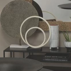 Helix Double Ring 17 X 16 Inch Sculpture -Furnitur Jamie Young 7heli nabo 8