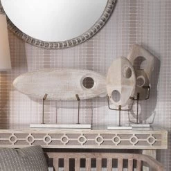 Hepalith Object White Washed Wood Table Object -Furnitur Jamie Young 7hepa whwd 8