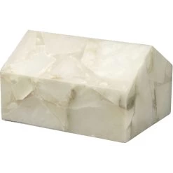 Long House Alabaster Decorative Object