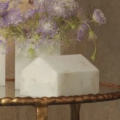 Long House Alabaster Decorative Object -Furnitur Jamie Young 7hous loal 3