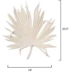 Island Leaf Off White Table Object -Furnitur Jamie Young 7isla mdwh 5