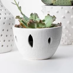 Lacerated 13 X 8 Inch Bowl -Furnitur Jamie Young 7lace bowh 8