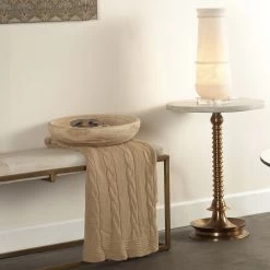 Laurel 20.5 X 4.5 Inch Wooden Bowl 18 Laurel 20.5 X 4.5 Inch Wooden Bowl -Furnitur Jamie Young 7laur lgwd 7