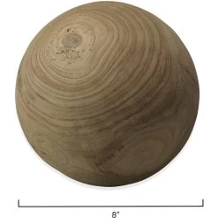 Malibu Natural Wood Wood Balls, Set Of 3 -Furnitur Jamie Young 7mali natu 4