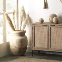 Malibu Natural Wood Wood Balls, Set Of 3 -Furnitur Jamie Young 7mali natu 7