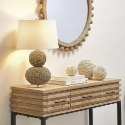 Malibu Natural Decorative Balls, Set Of 3 -Furnitur Jamie Young 7mali owst 4