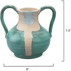 Maye Two Handled 8 X 8 Inch Vessel 8 Maye Two Handled 8 X 8 Inch Vessel -Furnitur Jamie Young 7maye veaq 5