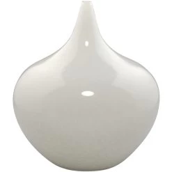 Nymph Decorative 19 X 8 Inch Vases In White Glass, Set Of 3 16 Nymph Decorative 19 X 8 Inch Vases In White Glass, Set Of 3 -Furnitur Jamie Young 7nymp vawh 6