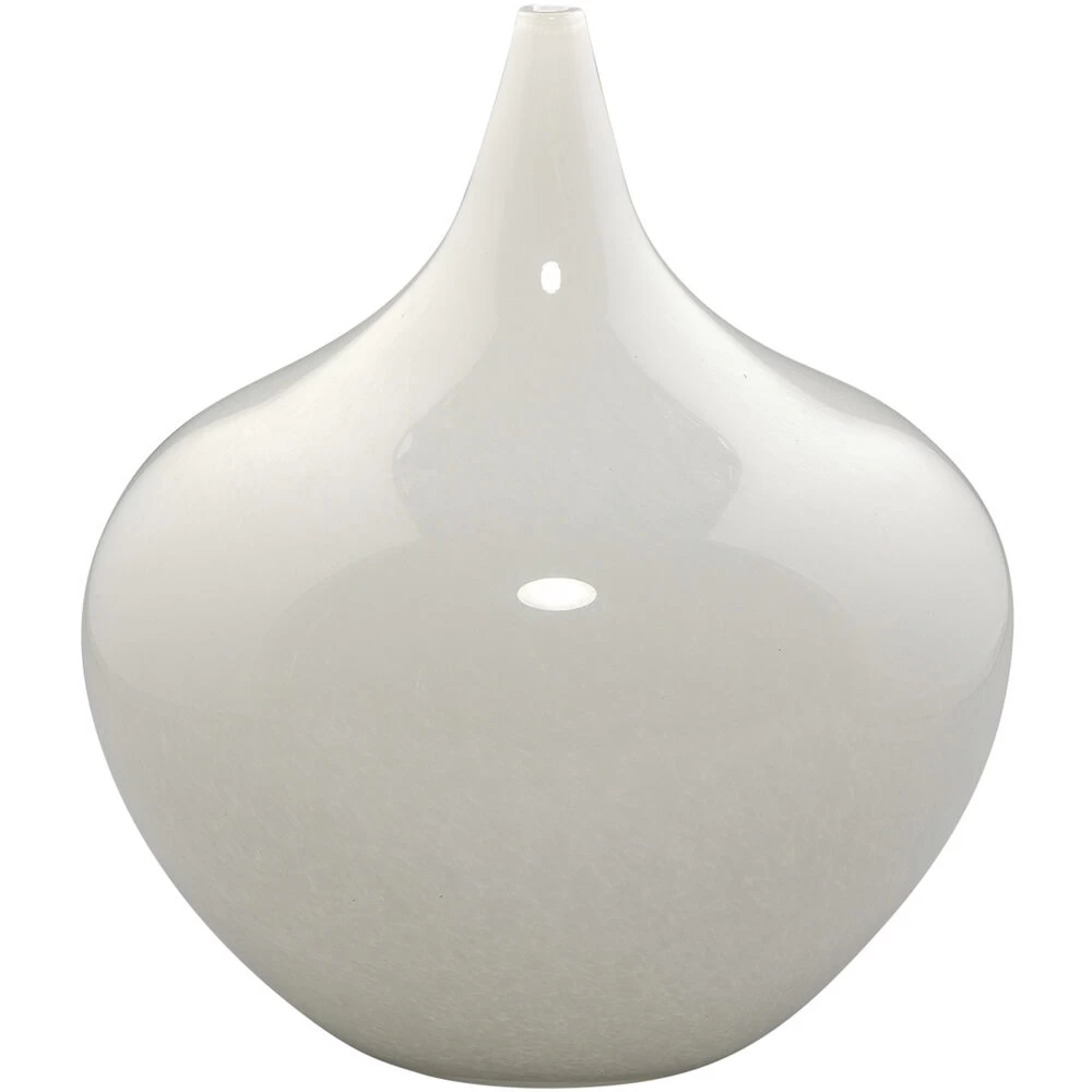 Nymph Decorative 19 X 8 Inch Vases In White Glass, Set Of 3 7 Nymph Decorative 19 X 8 Inch Vases In White Glass, Set Of 3 - Image 7