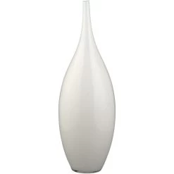 Nymph Decorative 19 X 8 Inch Vases In White Glass, Set Of 3 17 Nymph Decorative 19 X 8 Inch Vases In White Glass, Set Of 3 -Furnitur Jamie Young 7nymp vawh 7