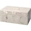 Parthenon 12 X 8 Inch Pearl Resin & Clear Mica Box