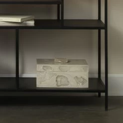 Parthenon 12 X 8 Inch Pearl Resin & Clear Mica Box 7 Parthenon 12 X 8 Inch Pearl Resin & Clear Mica Box -Furnitur Jamie Young 7part bxpecl alternate image beauty crop 1 spring 2021