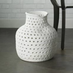 Porous 19 X 17 Inch Vase -Furnitur Jamie Young 7poro vawh 4