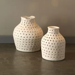 Porous 19 X 17 Inch Vase -Furnitur Jamie Young 7poro vawh 5