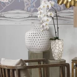 Porous 19 X 17 Inch Vase -Furnitur Jamie Young 7poro vawh 8