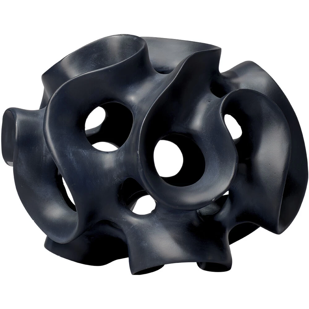 Ribbon Black Decorative Sphere 1 Ribbon Black Decorative Sphere