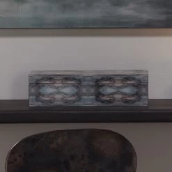 Rorschach 17 X 7 Inch Indigo Blue Lacquer Long Box 15 Rorschach 17 X 7 Inch Indigo Blue Lacquer Long Box -Furnitur Jamie Young 7rors lobxin alternate image beauty crop 1 spring 2021