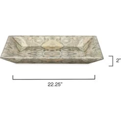 Rorschach Grey & Cream Lacquer Tray 9 Rorschach Grey & Cream Lacquer Tray -Furnitur Jamie Young 7rors trgrcr 5