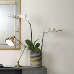 Terrene 11 X 8 Inch Vase -Furnitur Jamie Young 7terr mdgr 5