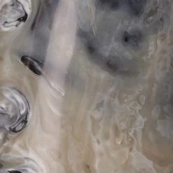 Varigated Horn Swirled Cream And Black And Grey Resin Decorative Objects, Set Of 3 -Furnitur Jamie Young 7vari obgr 3