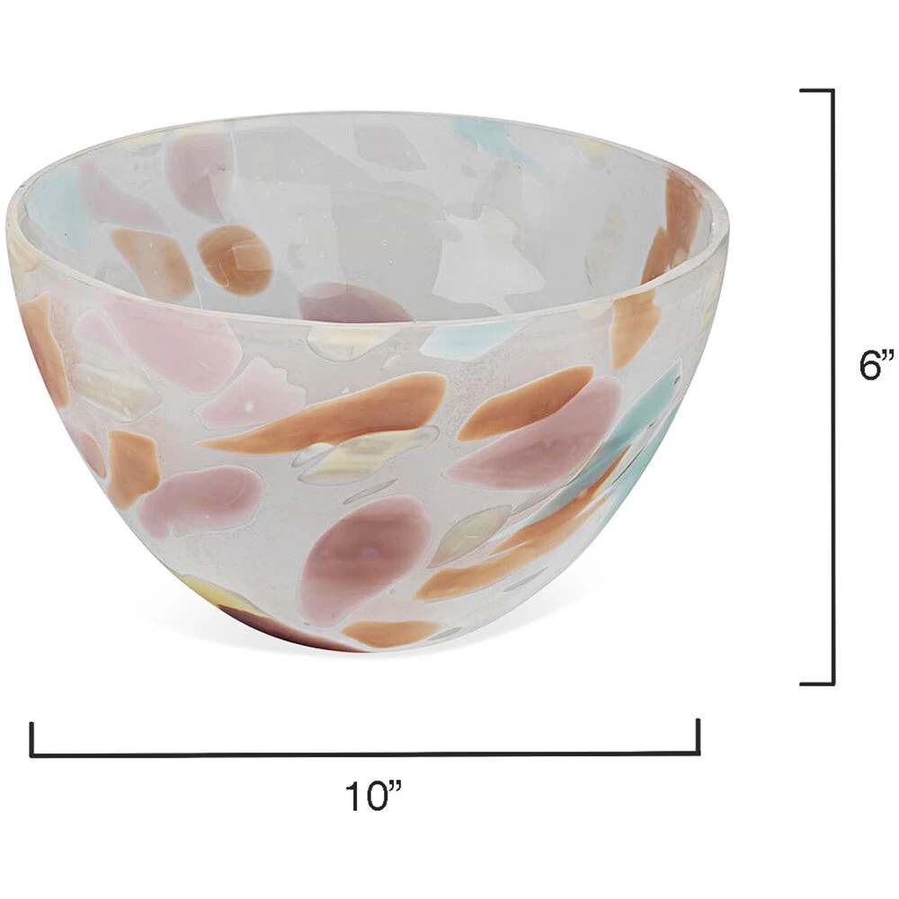 Watercolor 10 X 6 Inch Bowl 3 Watercolor 10 X 6 Inch Bowl - Image 3