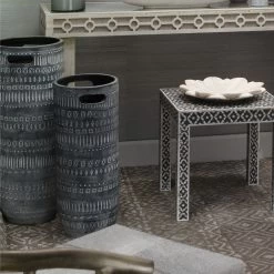 Zion Ceramic 29 X 11 Inch Vase 8 Zion Ceramic 29 X 11 Inch Vase -Furnitur Jamie Young 7zion lggr 2