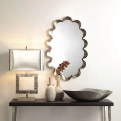 Acropolis 27 Inch 100.00 Watt Grey & Champagne Leaf Table Lamp Portable Light -Furnitur Jamie Young 9acrotlgrch 3