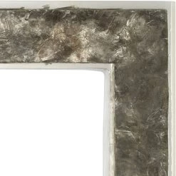 Acropolis 27 Inch 100.00 Watt Grey & Champagne Leaf Table Lamp Portable Light -Furnitur Jamie Young 9acrotlgrch close up