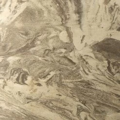 Aldrich 27.5 Inch 100 Watt Light Brown & Off White Reactive Glaze Table Lamp Portable Light -Furnitur Jamie Young 9aldritlbrwh close up