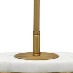 Barcroft 28 Inch 25.00 Watt Antique Brass & White Table Lamp Portable Light 8 Barcroft 28 Inch 25.00 Watt Antique Brass & White Table Lamp Portable Light -Furnitur Jamie Young 9barcrtlabwh 3
