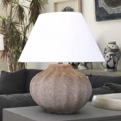Clamshell 23 Inch 100 Watt Sand Table Lamp Portable Light 7 Clamshell 23 Inch 100 Watt Sand Table Lamp Portable Light -Furnitur Jamie Young 9clamshellsa 16