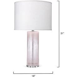 Dahlia 31 Inch 150.00 Watt Pink Table Lamp Portable Light -Furnitur Jamie Young 9dahltlpink 5