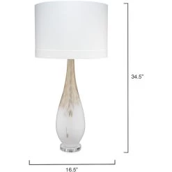 Dewdrop 35 Inch 150.00 Watt Gold Ombre Table Lamp Portable Light 7 Dewdrop 35 Inch 150.00 Watt Gold Ombre Table Lamp Portable Light -Furnitur Jamie Young 9dewdroptlgo 5