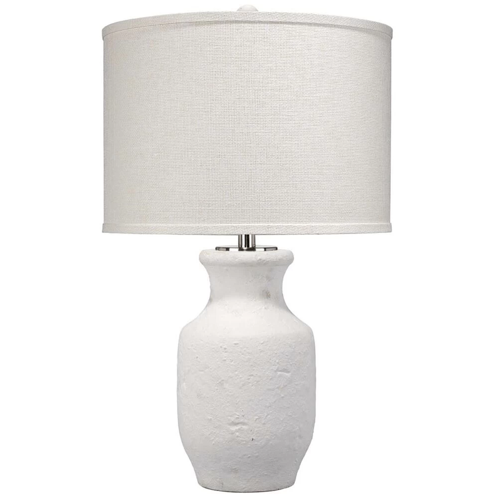 Gilbert 27 Inch 100.00 Watt Textured Matte White Table Lamp Portable Light 1 Gilbert 27 Inch 100.00 Watt Textured Matte White Table Lamp Portable Light