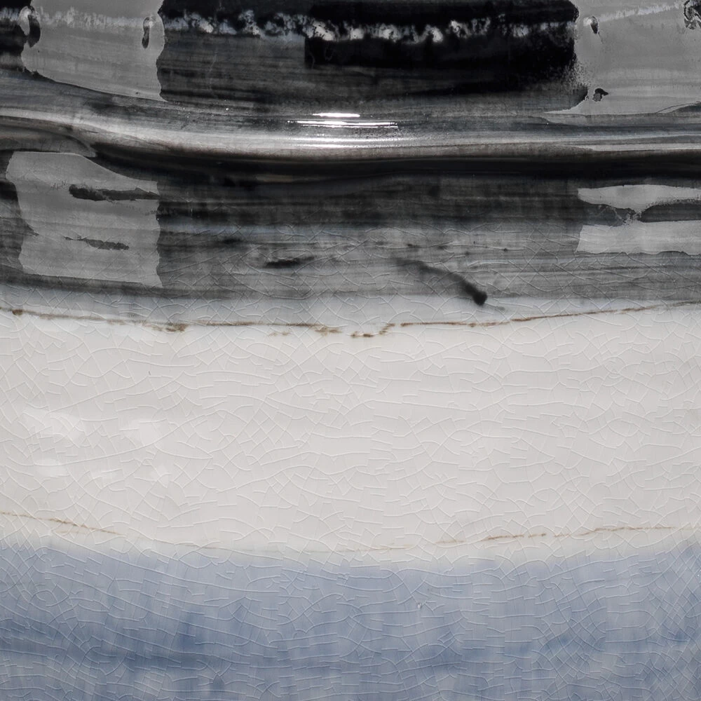 Horizon Striped 32 Inch 150.00 Watt Grey / Black / White Ceramic Table Lamp Portable Light 2 Horizon Striped 32 Inch 150.00 Watt Grey / Black / White Ceramic Table Lamp Portable Light - Image 2