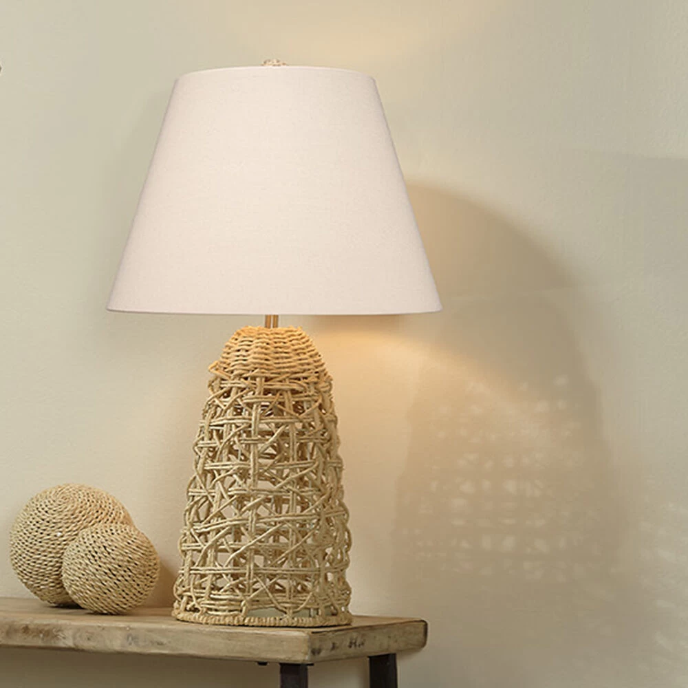 Kauai 32 Inch 60.00 Watt Natural Table Lamp Portable Light 2 Kauai 32 Inch 60.00 Watt Natural Table Lamp Portable Light - Image 2