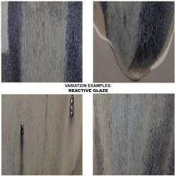 Landslide 32 Inch 150.00 Watt Matte Grey W/ Beige & White Drip Table Lamp Portable Light -Furnitur Jamie Young 9landtlgrey 4