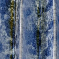 Pleated 32.25 Inch 150.00 Watt Cornflower Blue Table Lamp Portable Light -Furnitur Jamie Young 9pleatedtlbl 3