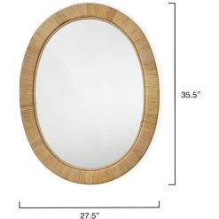 Aloha 35.5 X 27.5 Inch Natural Mirror 8 Aloha 35.5 X 27.5 Inch Natural Mirror -Furnitur Jamie Young ls6alohanat 2