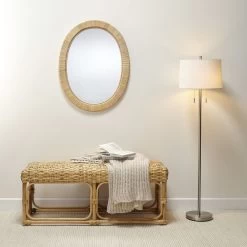 Aloha 35.5 X 27.5 Inch Natural Mirror 11 Aloha 35.5 X 27.5 Inch Natural Mirror -Furnitur Jamie Young ls6alohanat 5