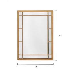 Chelsea 36 X 26 Inch Antique Brass Mirror -Furnitur Jamie Young ls6chelsab 2