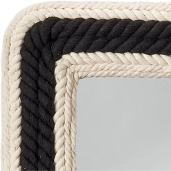 Contrast 36 X 24 Inch Black And Off White Mirror 8 Contrast 36 X 24 Inch Black And Off White Mirror -Furnitur Jamie Young ls6contrecbw 3