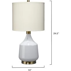 Amelia 24.5 Inch 100.00 Watt Pale Blue Table Lamp Portable Light 7 Amelia 24.5 Inch 100.00 Watt Pale Blue Table Lamp Portable Light -Furnitur Jamie Young ls9amelipbbr 2